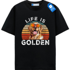 Funny Golden Dog Lover Tee, Vintage Dog Shirt, Retro Dog T Shirt