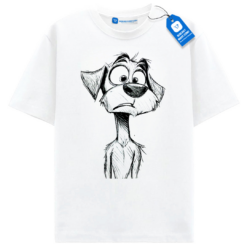 Sketch Dog Face Shirt, Funny Dog Shirt