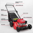 Powersmart 21 " 170cc Gas Self-Propelled 3-in-1 Lawn Mower V8721S Powersmart 21 " 170cc Gas Self-Propelled 3-in-1 Lawn Mower V8721S