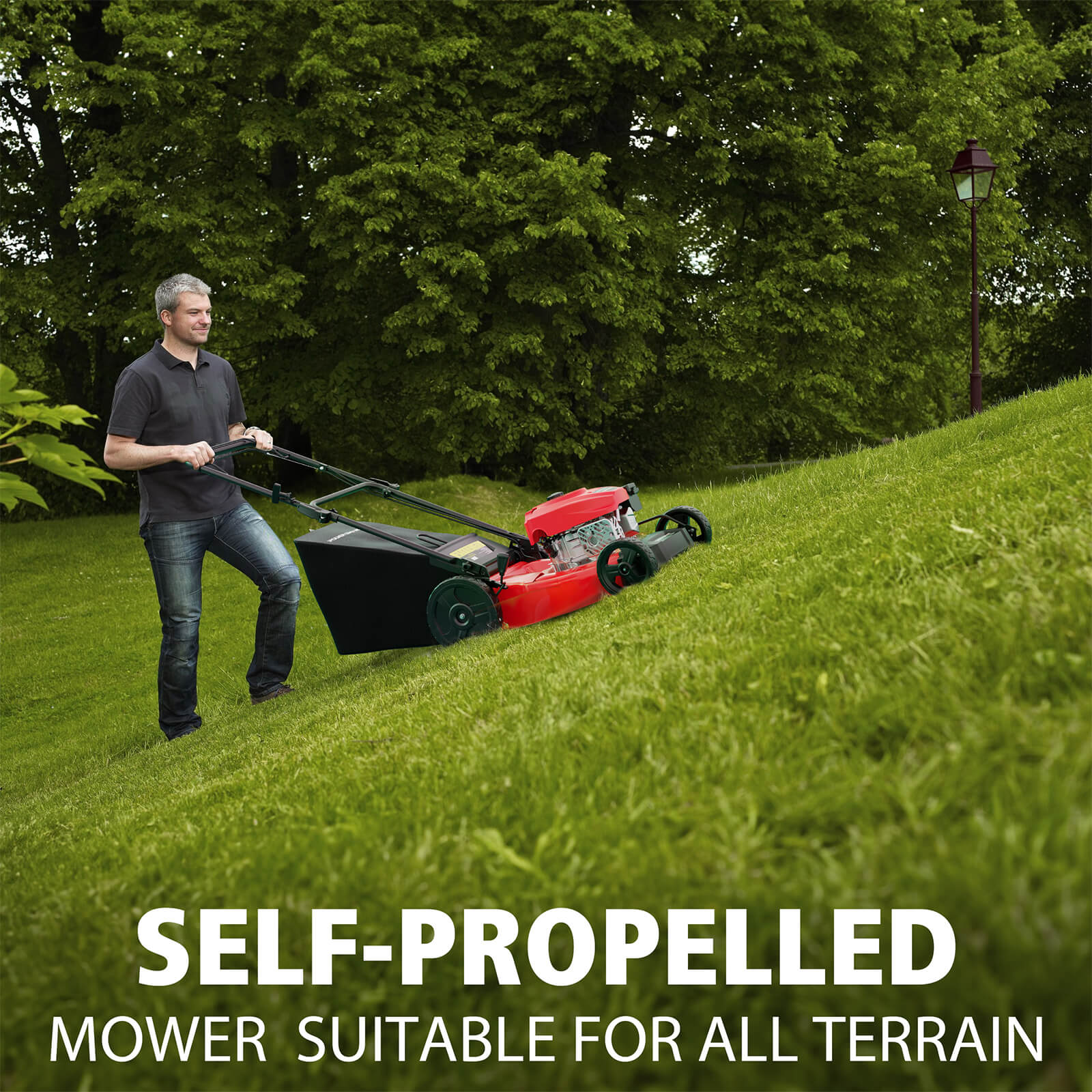 Powersmart 21 " 170cc Gas Self-Propelled 3-in-1 Lawn Mower V8721S Powersmart 21 " 170cc Gas Self-Propelled 3-in-1 Lawn Mower V8721S - Image 7