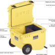 RovR Hard Cooler – Heavy Duty Insulated Cooler Box for Camping, Beach, Travel, Tailgating, Fishing, and Parties – Rugged Portable Cooler for Long Ice Retention
