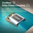 Betta Flex Solar-Powered Robotic Pool Skimmer – Cordless with Dual Cleaning Modes, Soft-Touch Pool Protection. Compatible with Infinity Edge, In-Ground & Above-Ground Pools (Blue)