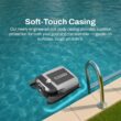 Betta Flex Solar-Powered Robotic Pool Skimmer – Cordless with Dual Cleaning Modes, Soft-Touch Pool Protection. Compatible with Infinity Edge, In-Ground & Above-Ground Pools (Grey)