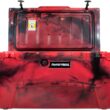 Original 110 Quart Ice Chest Heavy Duty High Performance Roto-Molded Commercial Grade Insulated Cooler with Wheels