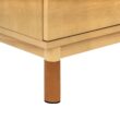 babyletto Gelato 3-Drawer Changer Dresser with Removable Changing Tray in Honey with Vegan Tan Leather Feet, Greenguard Gold Certified