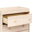 babyletto Lolly Changing Table Dresser Combo w/Removable Tray - GREENGUARD Gold Certified 3 Drawer Baby Dresser with Changing Table Top - Easy to Assemble Diaper Station for Nursery, Washed Natural