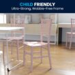 Flash Furniture Hercules Series Children's Resin Event Chairs, Commercial/Residential All Occasion Chairs for Kids, 330 lb. Static Weight Capacity, Set of 10, Pink
