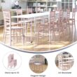 Flash Furniture Hercules Series Children's Resin Event Chairs, Commercial/Residential All Occasion Chairs for Kids, 330 lb. Static Weight Capacity, Set of 10, Pink