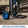 Evolution Power Tools, MCS Stand, Mitering Chop Saw Stand with Powerlift Assist Evolution Power Tools, MCS Stand, Mitering Chop Saw Stand with Powerlift Assist | Heavy-Duty Steel Frame, All-Terrain Wheels, Compatible with Evolution S355CPS, R355CPS, Gas-Strut Lift
