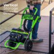 Greenworks Pro 3000-PSI 2-GPM Cold Water Battery Pressure washer with 5 Spray Tips