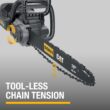 CAT 60-volt max 18-in Battery 5 Ah Chainsaw Battery Included Charger Included