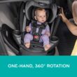 Evenflo Revolve360 Extend Convertible Car Seat with 360 Degree Rotation, Extended Rear-Facing, Forward-Facing, Booster Mode, and Secure Latch Install, Revere Gray