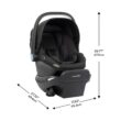 Evenflo Revolve180 LiteMax NXT Rotational Infant Car Seat with SensorySoothe (Jasper Black)