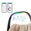 Evenflo Revolve180 LiteMax NXT Rotational Infant Car Seat with SensorySoothe (Topaz)
