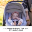 Evenflo Revolve180 LiteMax NXT Rotational Infant Car Seat with SensorySoothe (Flint)