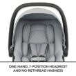 Evenflo LiteMax NXT Infant Car Seat with SensorySoothe (Agate)