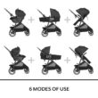 Evenflo Shyft Intuiti Travel System with Revolve180 LiteMax NXT Rotational Infant Car Seat (Amaranth Pink)