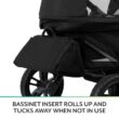 Evenflo Pivot Xplore Dreamz All-Terrain Stroller Wagon with Bassinet Insert (Voyager Green)