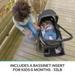 Evenflo Pivot Xplore Dreamz All-Terrain Stroller Wagon with Bassinet Insert (Voyager Green)