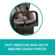 Evenflo Pivot Modular Travel System with LiteMax Infant Car Seat (Dusty Rose Pink)