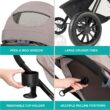 Evenflo Pivot Modular Travel System with LiteMax Infant Car Seat (Dusty Rose Pink)