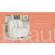 Beautiful Drew Accent Chair by Drew Barrymore, Cornflower Blue Boucle