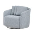 Beautiful Drew Accent Chair by Drew Barrymore, Cornflower Blue Boucle