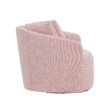 Beautiful Drew Accent Chair by Drew Barrymore, Pink Blush Boucle