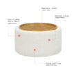 Beautiful Drew Stowaway Coffee Table with Storage by Drew Barrymore, Cream