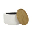 Beautiful Drew Stowaway Coffee Table with Storage by Drew Barrymore, Cream