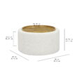 Beautiful Drew Stowaway Coffee Table with Storage by Drew Barrymore, Cream