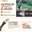 Petratools HD1000-S Rechargeable Electric Sprayer, 2-Gallon Pesticide Sprayer for Weed Control