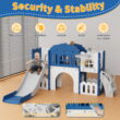 WFUN 9 in 1 Toddler Slide PlaySet for kids indoor/outdoor for Toddlers Age 1+, Blue & Gray WFUN 9 in 1 Toddler Slide PlaySet for kids indoor/outdoor for Toddlers Age 1+, Blue & Gray