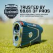Bushnell Golf Pro X3+ Laser Rangefinder with Wind Speed, Slope & Elements Compensation | 1300-Yard Range, 7x Magnification, Dual Display, Visual JOLT & Magnetic Cart Mount