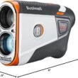 Bushnell Golf Tour V6 Shift Laser Rangefinder – Slope-Switch Technology, Visual JOLT, Magnetic Cart Mount – Tournament Legal, Accurate Distance Finder – White/Black/Orange