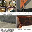 Bushnell Tent | Instant Pop Up 3P / 4P/ 6P / 8P Hub Style Tents | Best Pop Up Tent for Camping, Hiking, Family Camping, Hunting, Fishing, and Basecamp