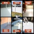 Liquid Rubber Polyurethane Deck Coating – 10X Stronger Than Traditional Deck Paint & Deck Stain – Flexible, Waterproof Sealant for Wood, Concrete & Plywood – Textured Finish – Misty Gray – 4 Gallon