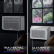 GE ClearView Small Room Window Air Conditioner , Remote Included ( 115-Volt , 6100-BTU )