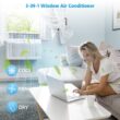 COWSAR Medium Room Window Air Conditioner , Remote Included ( 115-Volt , 12000-BTU )