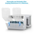 COWSAR Medium Room Window Air Conditioner , Remote Included ( 115-Volt , 12000-BTU )