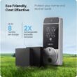 Lockly Visage Zeno Series Smart Lock, Facial Recognition & Fingerprint Keyless Entry Door Lock, Built-in Wi-Fi Deadbolt, Satin Nickle Lockly Visage Zeno Series Smart Lock, Facial Recognition & Fingerprint Keyless Entry Door Lock, Built-in Wi-Fi Deadbolt with Apple Home Key, PIN Genie Keypad, App Remote Control, Easy Installation