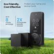 Lockly Visage Zeno Series Smart Lock, Facial Recognition & Fingerprint Keyless Entry Door Lock, Built-in Wi-Fi Deadbolt, Matte Black Lockly Visage Zeno Series Smart Lock, Facial Recognition & Fingerprint Keyless Entry Door Lock, Built-in Wi-Fi Deadbolt with Apple Home Key, PIN Genie Keypad, App Remote Control, Easy Installation