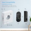 Lockly Vision Elite Video Smart Lock with Camera, Smart Wi-Fi Deadbolt for Front Door, PIN Genie Keypad, Fingerprint Door Lock, Motion Sensor, App Remote Control, 2 Way Audio Doorbell, No Monthly Fee