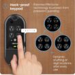 Lockly Vision Elite Video Smart Lock with Camera, Smart Wi-Fi Deadbolt for Front Door, PIN Genie Keypad, Fingerprint Door Lock, Motion Sensor, App Remote Control, 2 Way Audio Doorbell, No Monthly Fee