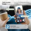 Lockly Vision Elite Video Smart Lock with Camera, Smart Wi-Fi Deadbolt for Front Door, PIN Genie Keypad, Fingerprint Door Lock, Motion Sensor, App Remote Control, 2 Way Audio Doorbell, No Monthly Fee