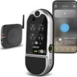 Lockly Vision Elite Video Smart Lock with Camera, Smart Wi-Fi Deadbolt for Front Door, PIN Genie Keypad, Fingerprint Door Lock, Motion Sensor, App Remote Control, 2 Way Audio Doorbell, No Monthly Fee