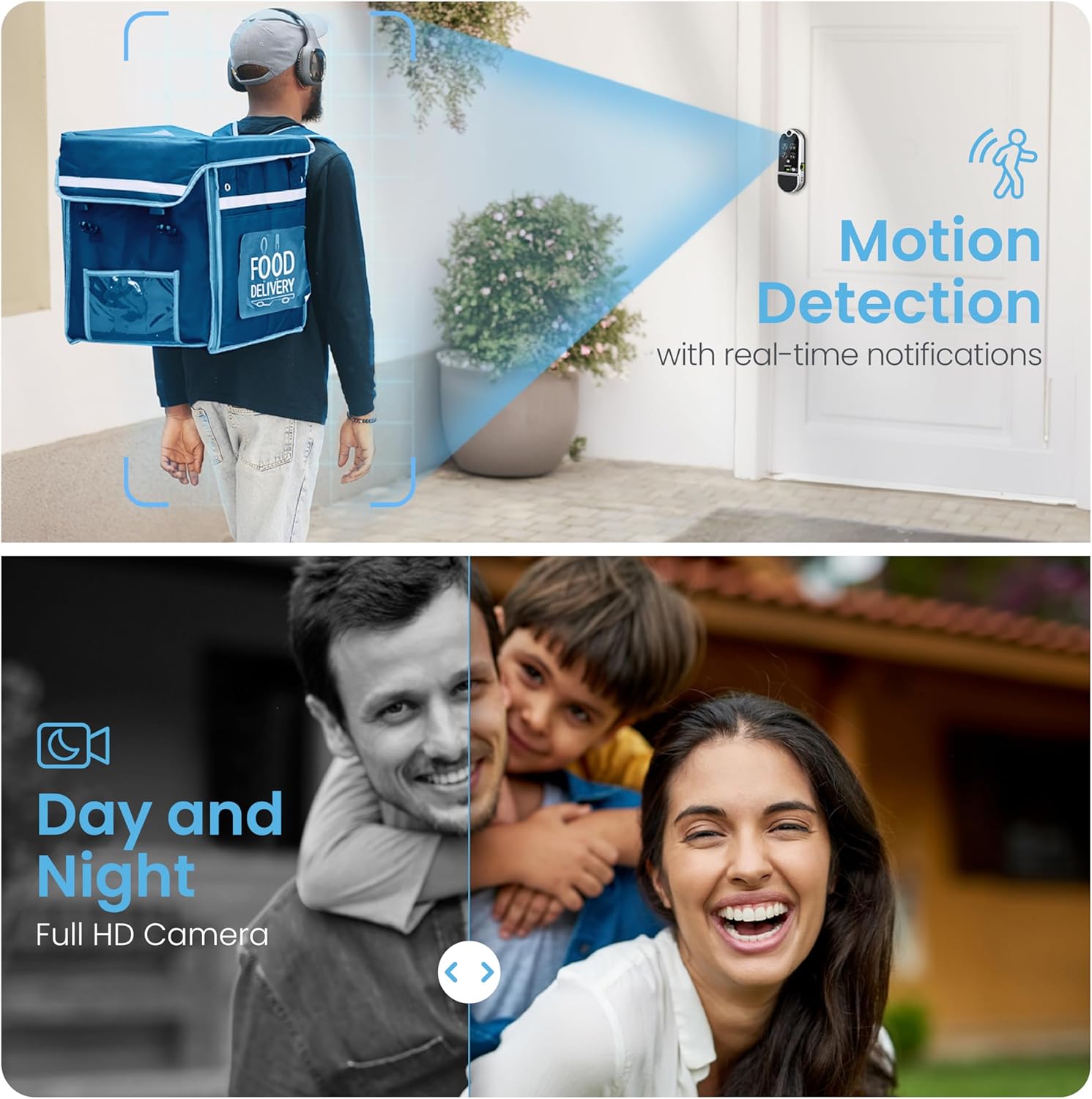 Lockly Vision Elite Video Smart Lock with Camera, Smart Wi-Fi Deadbolt, Satin Nickel Lockly Vision Elite Video Smart Lock with Camera, Smart Wi-Fi Deadbolt for Front Door, PIN Genie Keypad, Fingerprint Door Lock, Motion Sensor, App Remote Control, 2 Way Audio Doorbell, No Monthly Fee