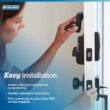 Schlage BE499WB CEN 619 Encode Plus WiFi Deadbolt Smart Lock, Keyless Entry Touchscreen Door Lock with Century Trim, Satin Nickel