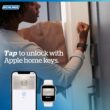 Schlage BE499WB CEN 619 Encode Plus WiFi Deadbolt Smart Lock, Keyless Entry Touchscreen Door Lock with Century Trim, Satin Nickel