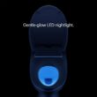 Brondell Bidet Toilet Seat S1400, Smart Toilet Seat, Dual Stainless-Steel, Self-Cleaning Nozzle With Clean Plus Technology, Endless Warm Water Bidet, Warm Air Dryer-Nightlight, Heated Seat, Round